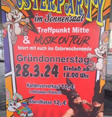 Osterparty im Sonnensaal