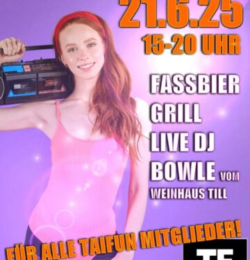 Sommerparty Taifun