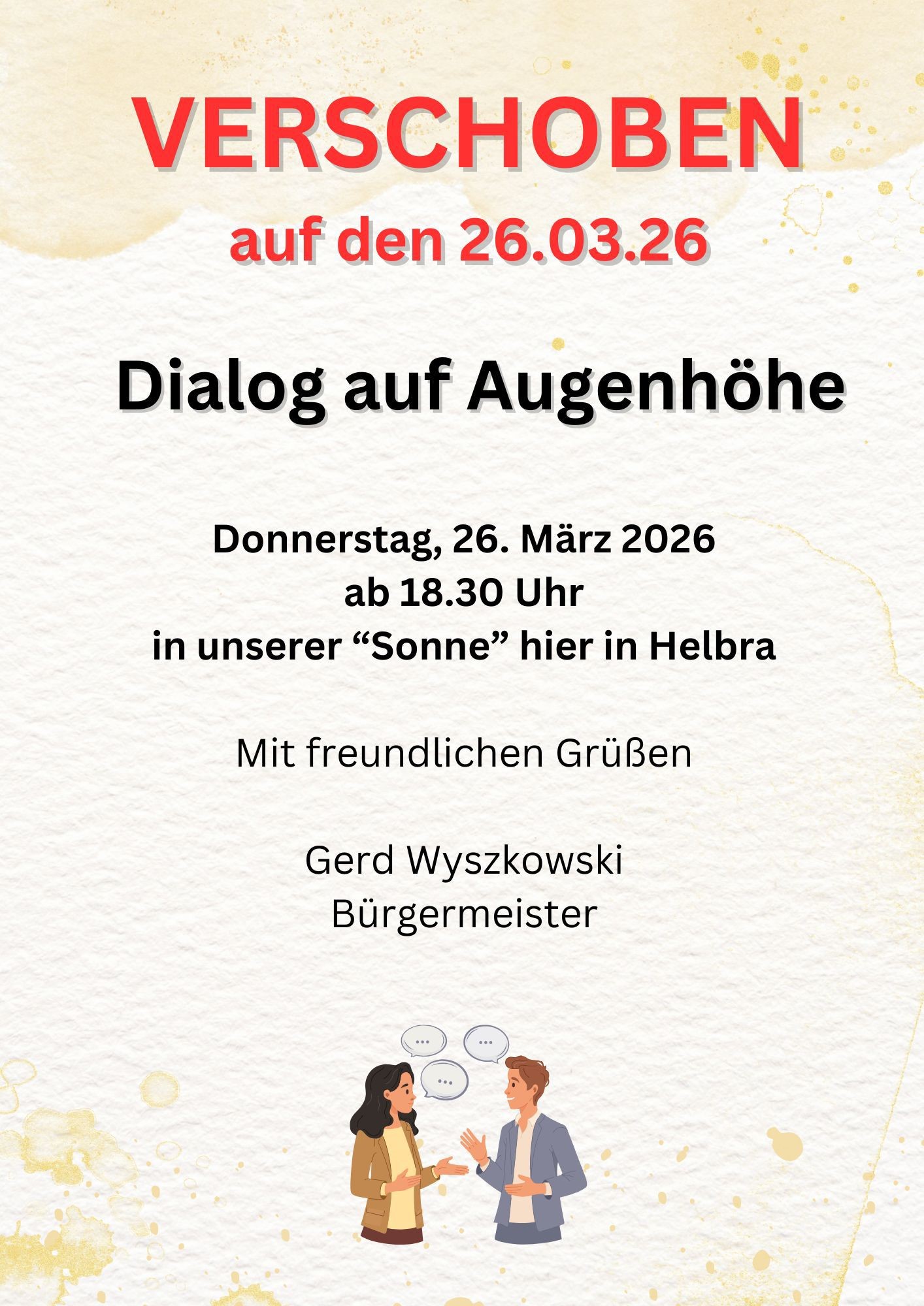 Dialog auf Augenhöhe